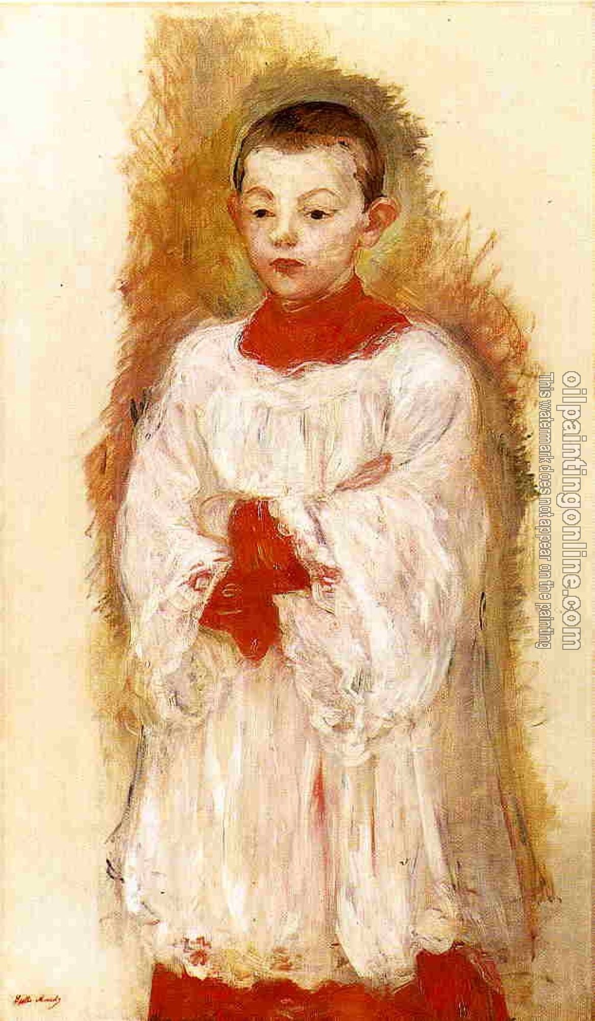 Morisot, Berthe - Choir Boy